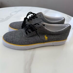 Polo by Ralph Lauren Charcoal and Yellow Sneakers